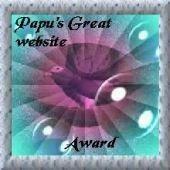 Papus Great website award
